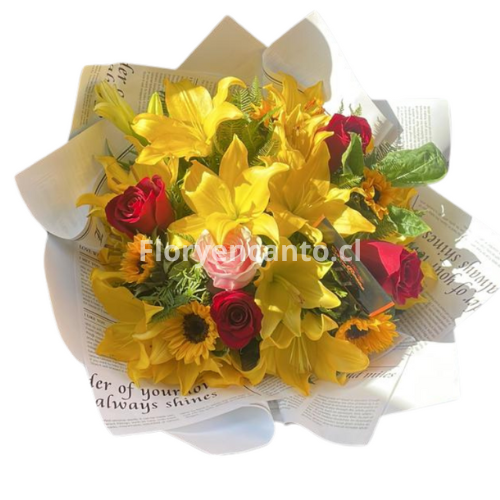 Armonía Floral Bouquet de Flores Surtidas