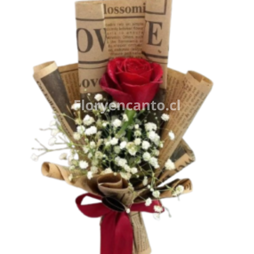 Ramo de 1 Rosas Roja