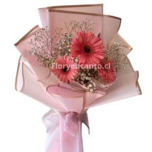 Ramo de 3 Gerberas Trilogía de Amor