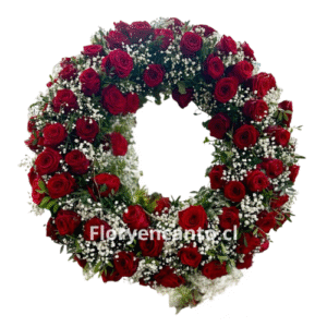 Corona de 50 Rosas Rojas