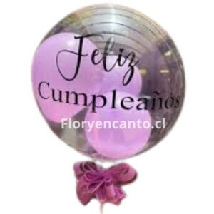 Globo Burbuja "Feliz Cumpleaños"