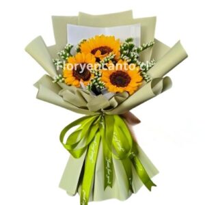 Ramo de 3 Girasoles Tres Razones para Sonreír